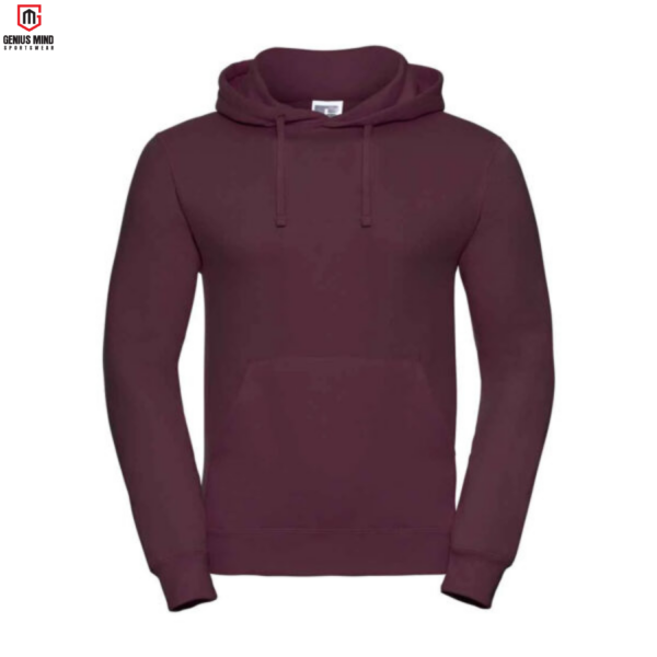 A variety of fashionable hoodies displayed on hangers, featuring different colors and designs suitable for men, women, and teenagers.