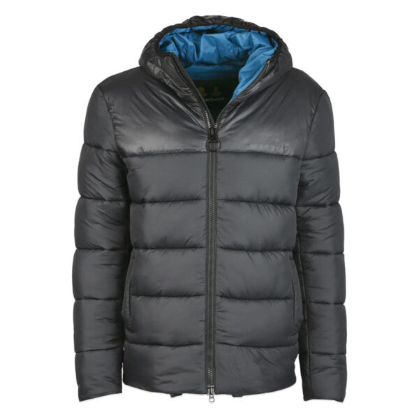 A custom puffer jacket designed for warmth and comfort, suitable for both men and women, featuring a hood and quilted design for added protection.