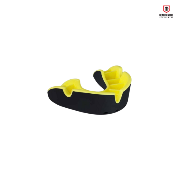 A custom-fitted sports mouth guard designed for optimal protection and comfort.