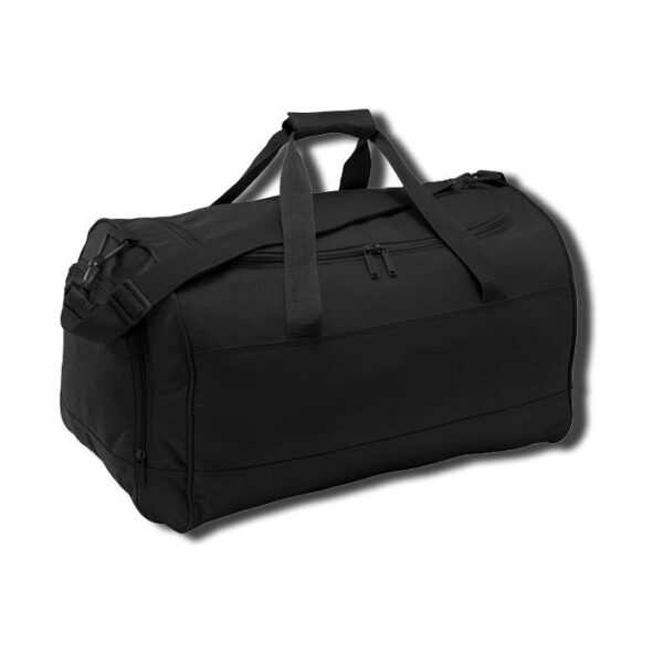 A selection of custom gym bag featuring team logos and personalized designs for athletes and teams.