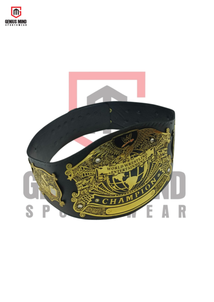 Heavyweight Intercontinental Wrestling Championship Belt 2MM-008 replica with a 2MM brass plate, ideal for collectors and fans.