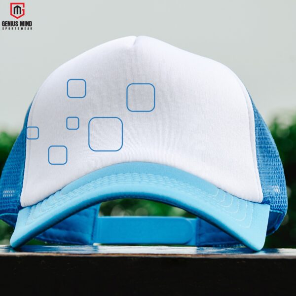 Custom embroidered caps showcasing personalized designs and logos for branding and style.